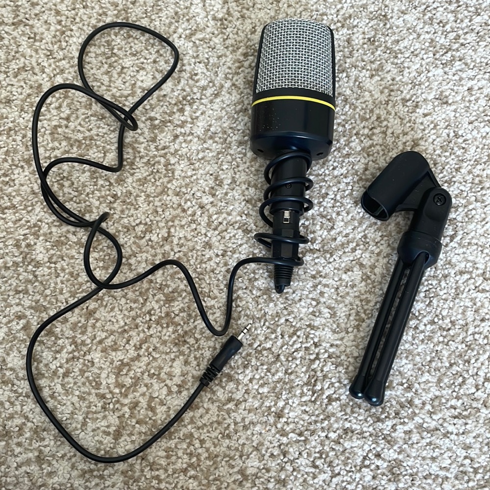 Microphone and stand. Small